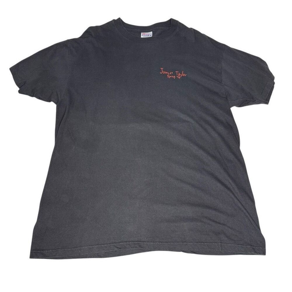 James Taylor vintage Spring 1996 black graphic T-shirt size XL